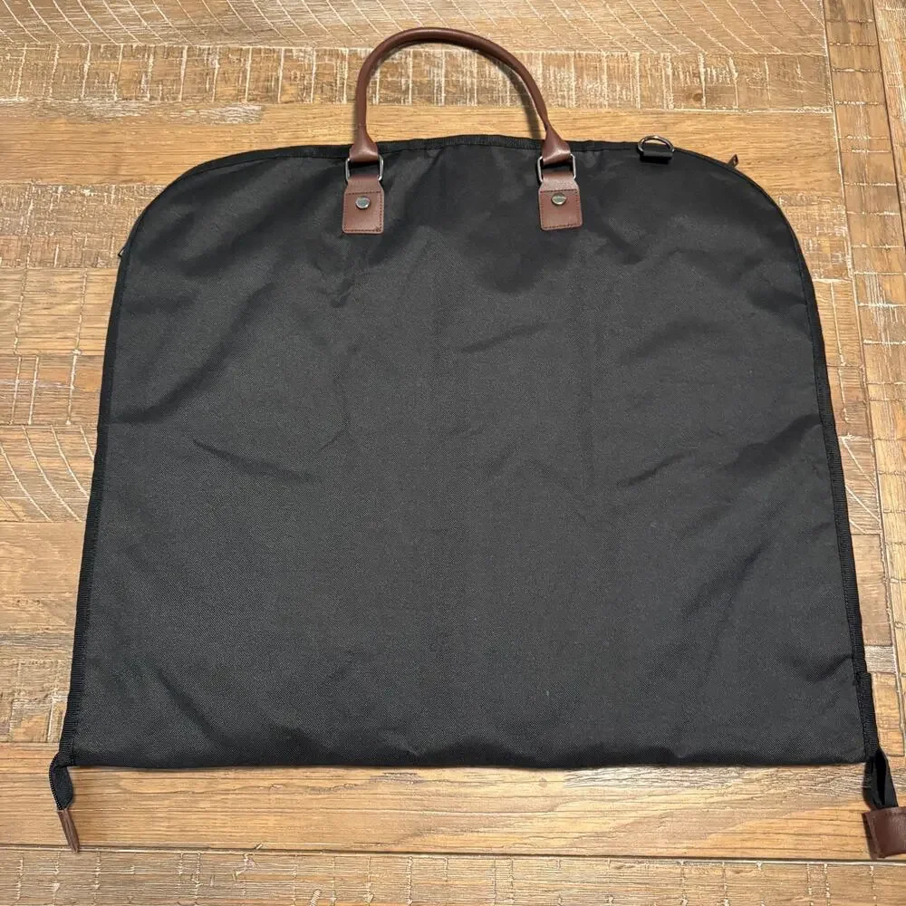 Baleine Garment Bag Travel Bag Suit Black and Brown Travel Traveller Business